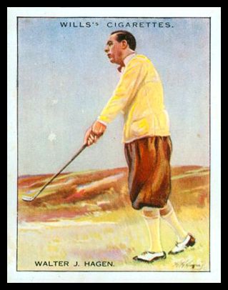 30W 1930 Wills Golf 07 Walter Hagen